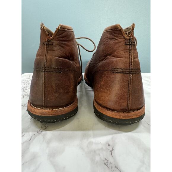 Timberland Boot Co. Men's 9M Lace Up Brown Leather Chukka Boots Wodehouse - Picture 5 of 12